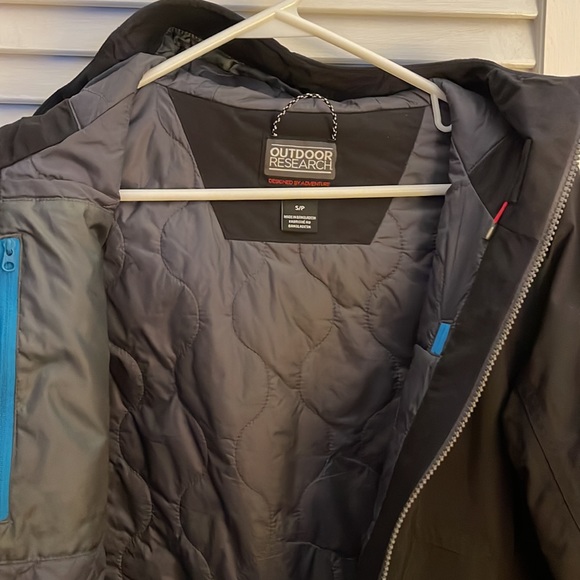 COPY - Outdoor Research hooded coat. Black, lightly insulated. W Small. Lotsa p… - Picture 4 of 7